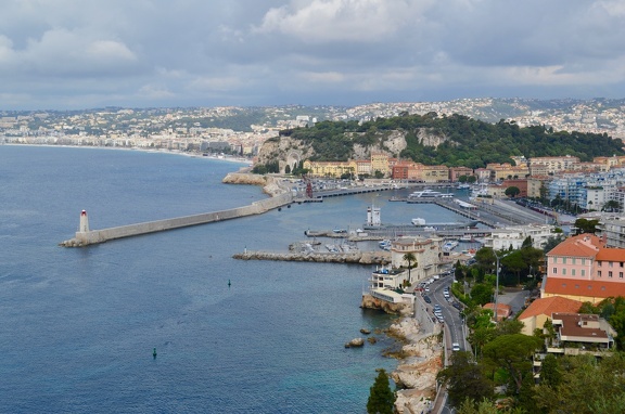 Bay of Angels, showing part of Antibes