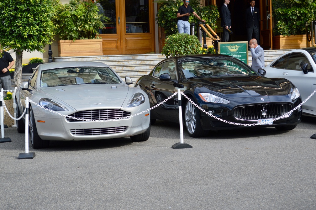 The casino at Monte Carlo -- cars in front