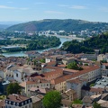 Atop the highest peak, a view of the Rhone
