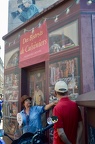 Even the door is painted