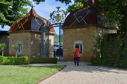 Entrance to the chateau
