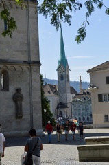 Walking tour of Zurich