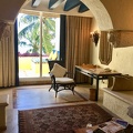 Our room, sitting area with balcony beyond